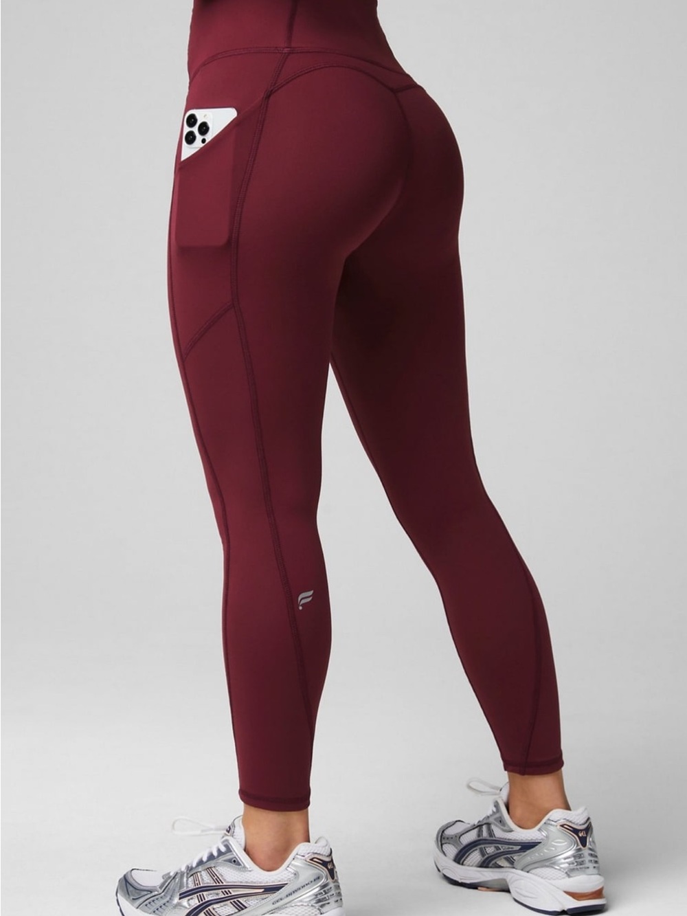 NWOT Fabletics PureLuxe High-Waist Leggings in Merlot
